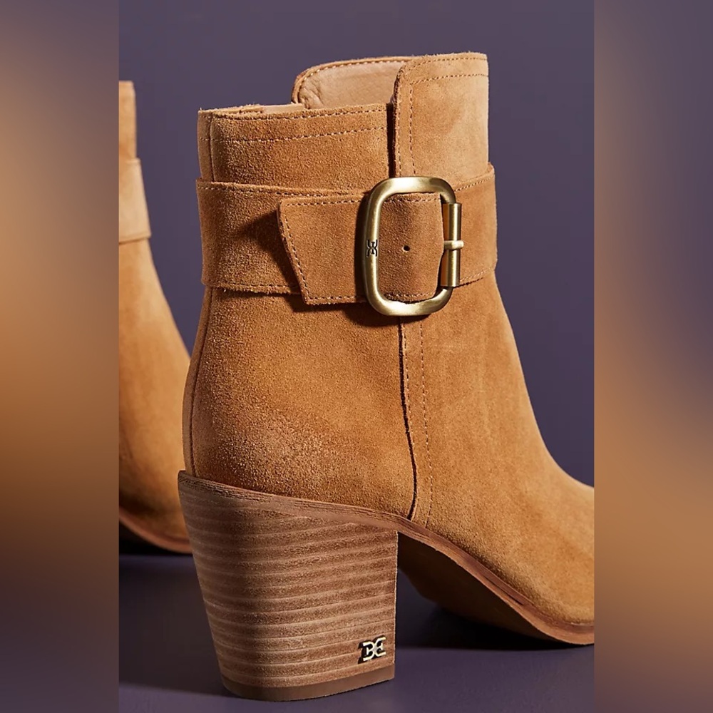 Sam Edelman Leonia Ankle suede Boots size 6 - Picture 2 of 13